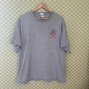 Vintage 2004 Indianapolis Indians graphic schedule grey t shirt